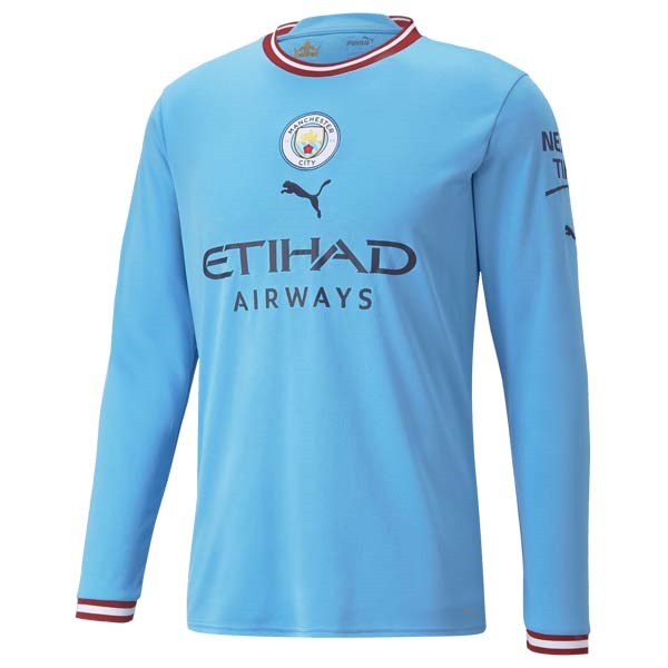 Thailande Maillot Manchester City Domicile ML 2022-23